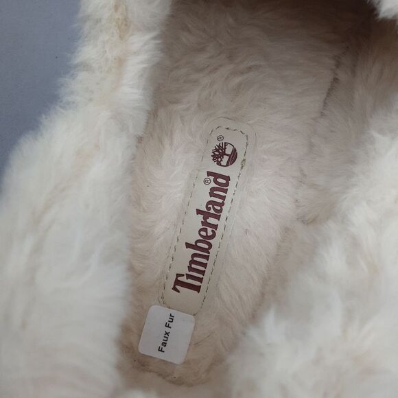 Timberland Skyla Bay Slip-on Women's 10M Red Burgundy Suede Faux Fur - Picture 8 of 14